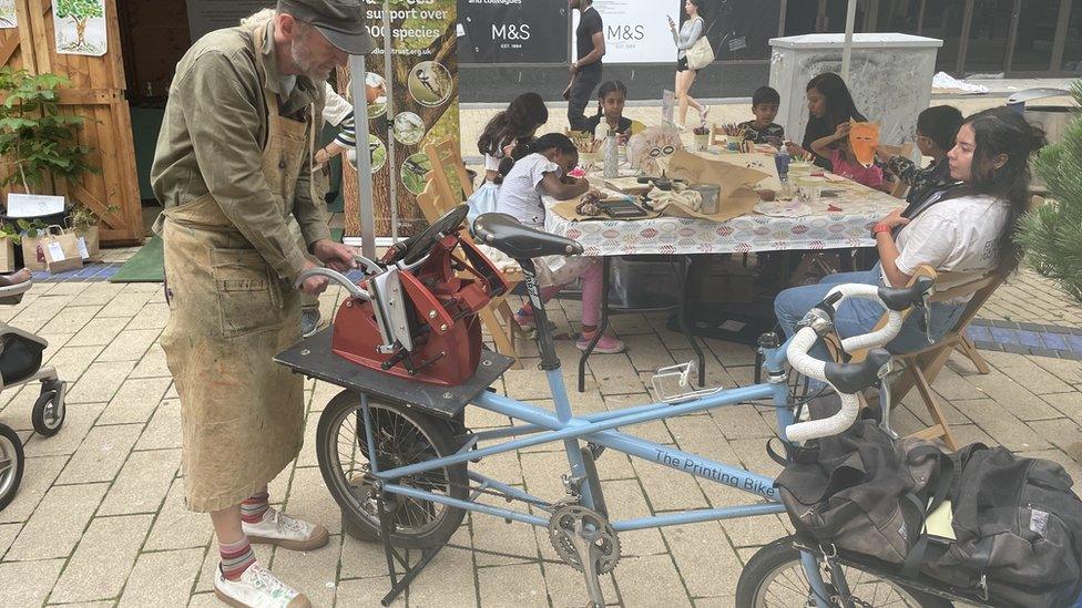 The Printing Bike at Broadmead