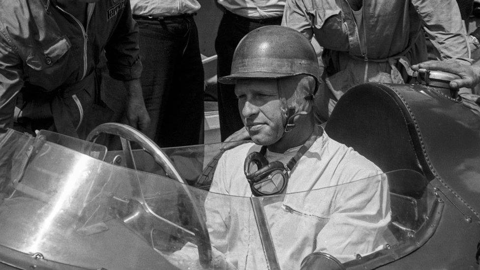 Peter Collins at the Grand Prix of Germany in 1958