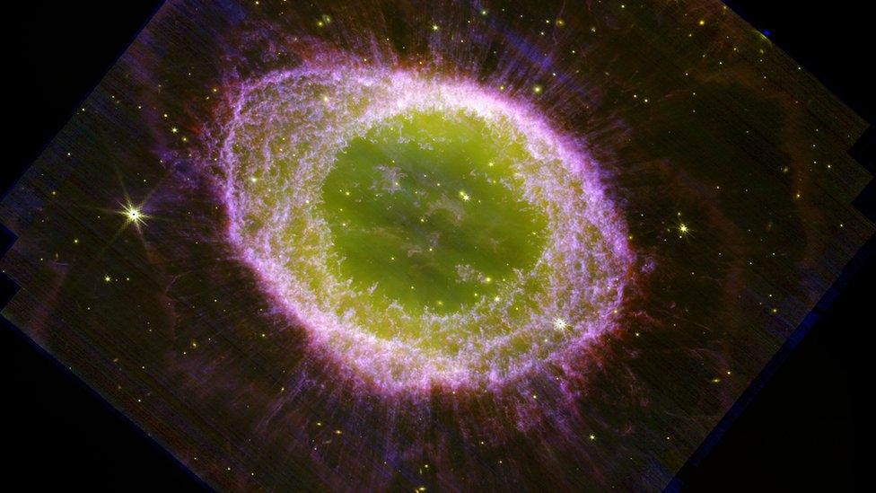 ring nebula captured on james webb telescope