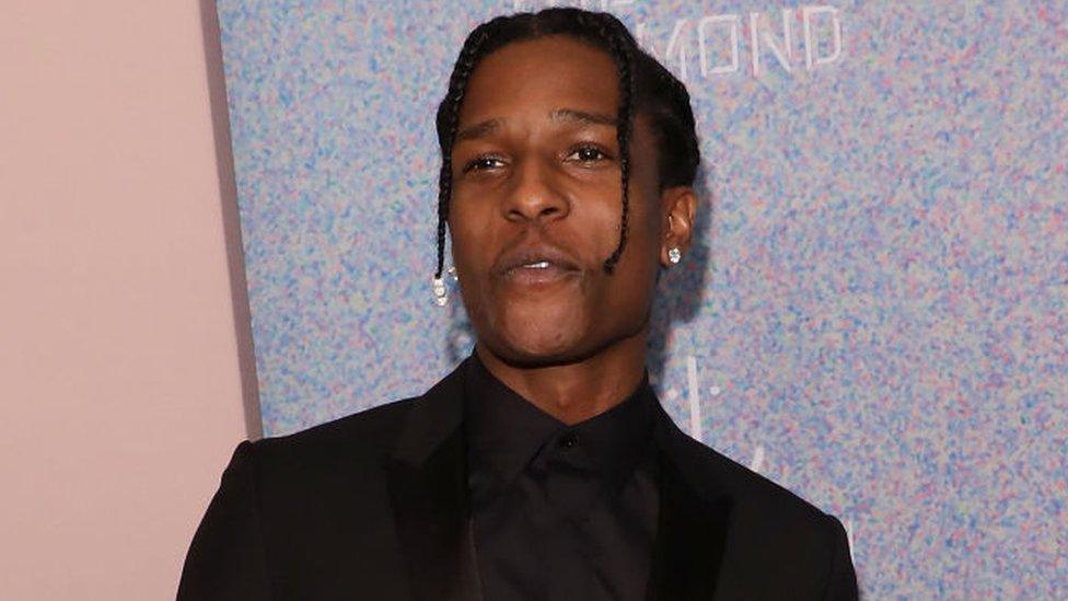 ASAP Rocky at an award ceremony