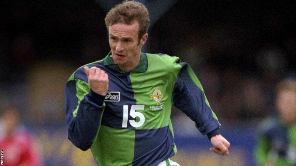 Midfielder O'Neill made 31 appearances for Northern Ireland