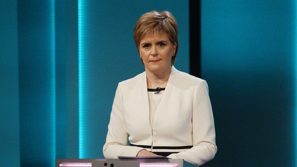 Nicola Sturgeon in the ITV EU referendum debate