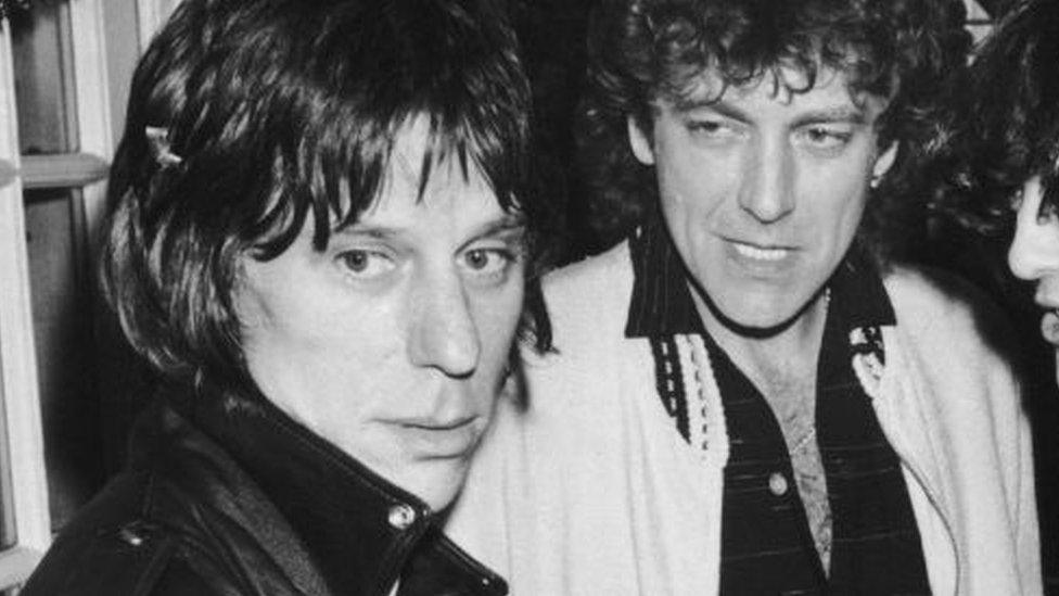 Jeff Beck and Robert Plant