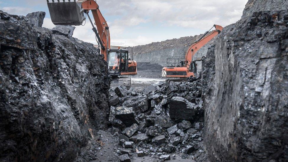 machines in a colliery