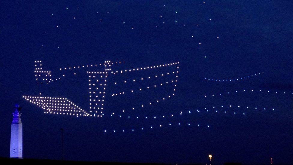 Drones make a landing craft