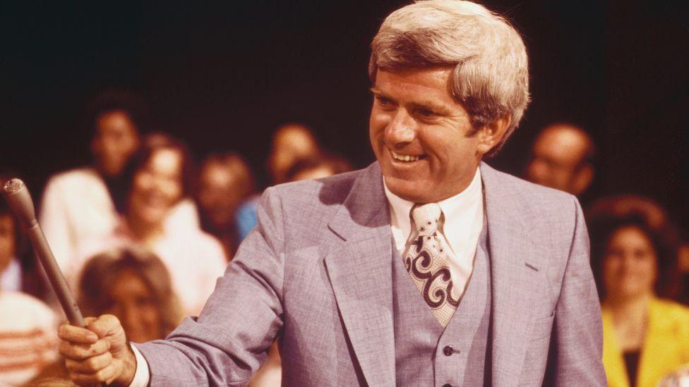 Emmy award-winning talk show host Phil Donahue pictured in 1977