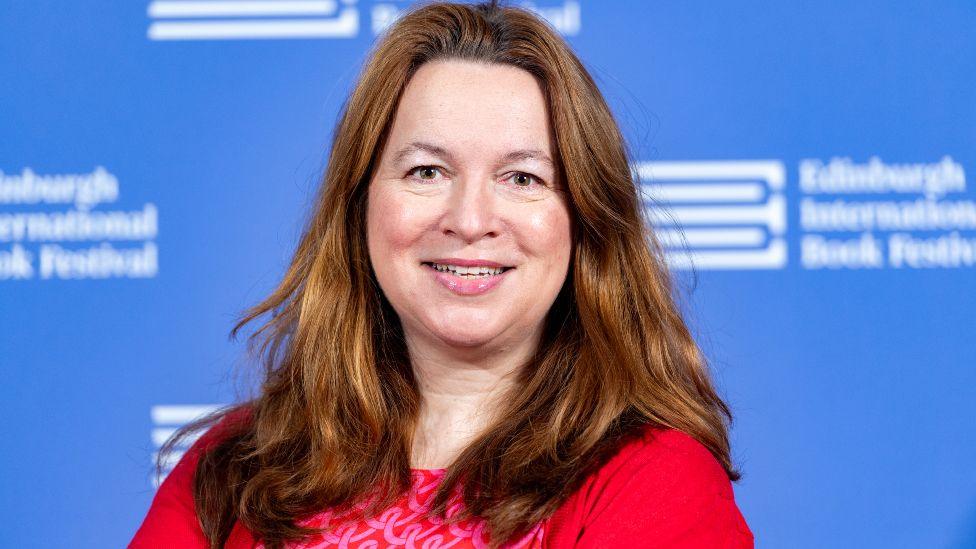 British writer and physician Rachel Clarke attends the 2024 Edinburgh International Book Festival on August 19, 2024 in Edinburgh, Scotland
