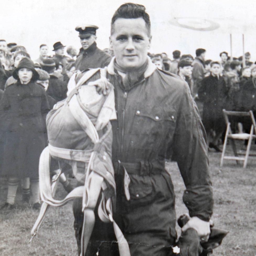 Allan Scott during his RAF career