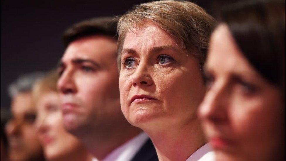 Andy Burnham, Yvette Cooper and Liz Kendal