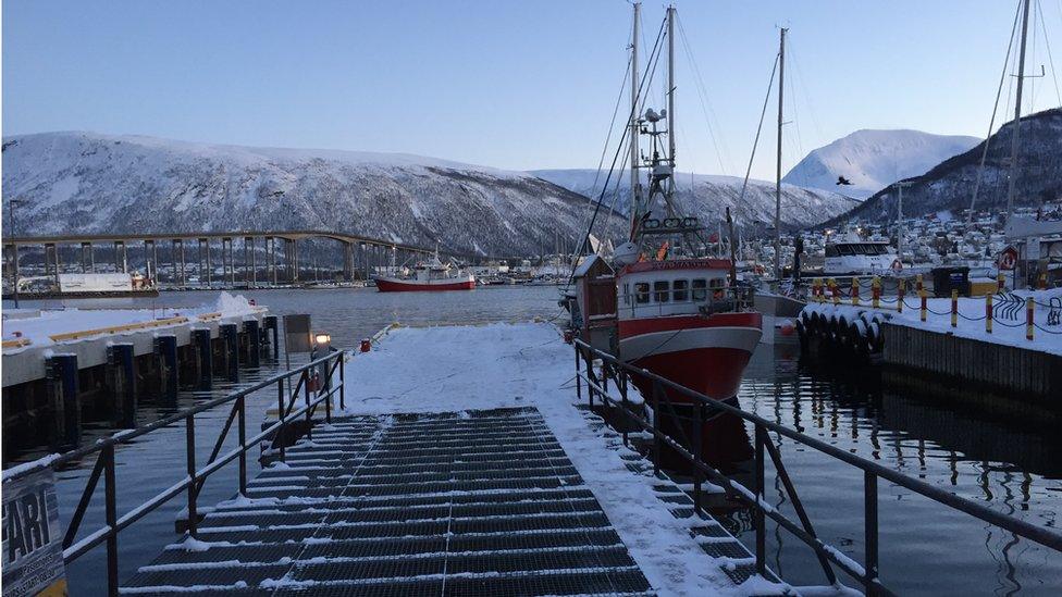 Harbour at Tromso, Norway