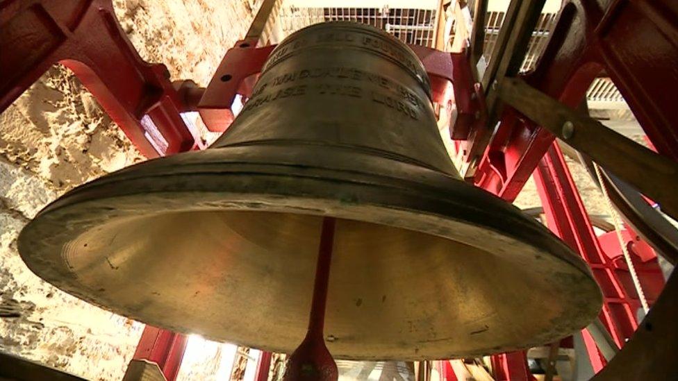 Church Bell in Taunton Minster (St Mary Magdalene Church)