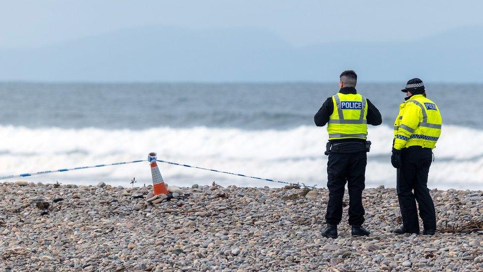 police at beach