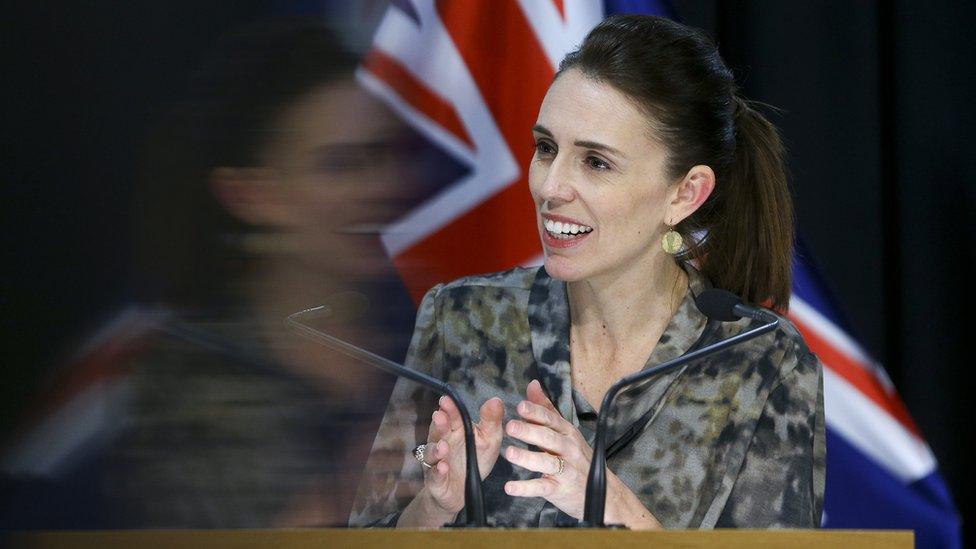 Prime Minister Jacinda Ardern speaks to media during a press conference at Parlaiment on 16 April