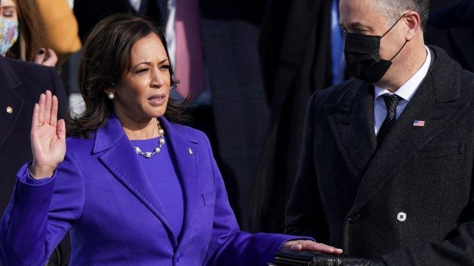 Harris takes oath