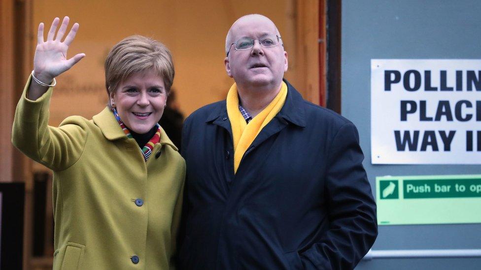 Nicola Sturgeon and Peter Murrell