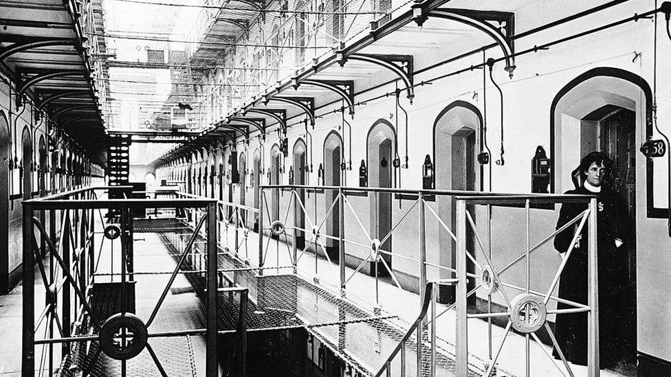 Interior of Holloway Prison,