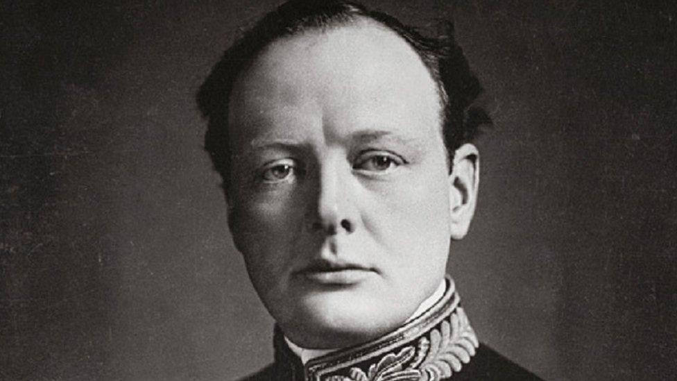 A picture of Winston Churchill as First Lord of the Admiralty, taken in 1914