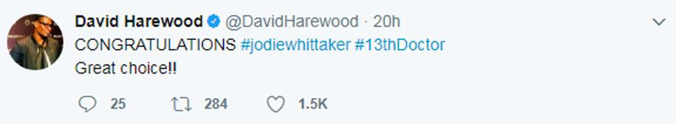 David Harewood tweet