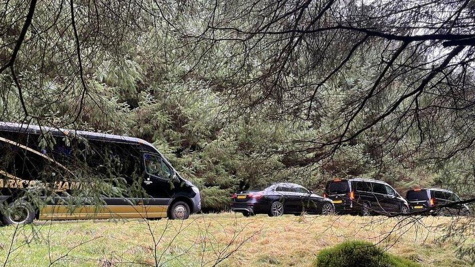 Convoy at Limefield Woods