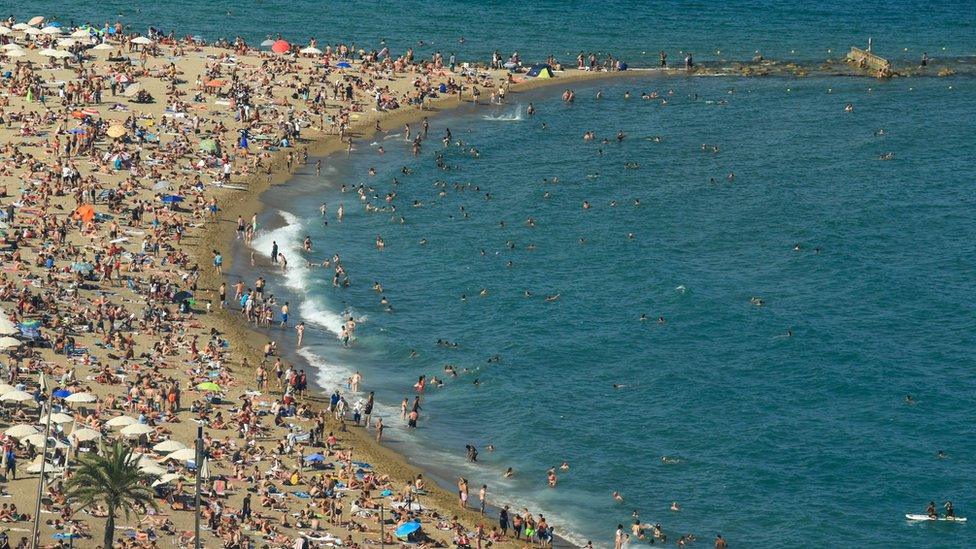 Beach at Barcelona