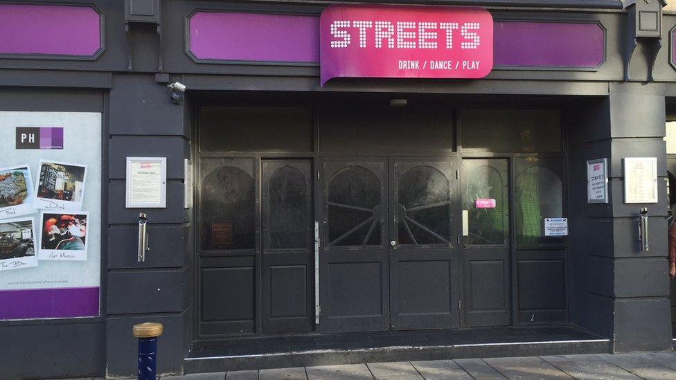 Streets nightclub, in John Street, Porthcawl, Bridgend