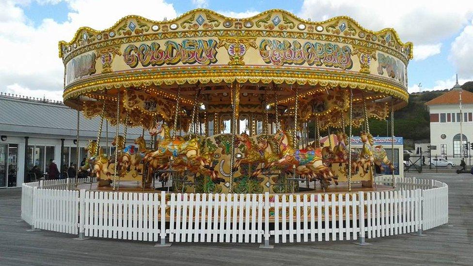 Carousel at Hastings Pier