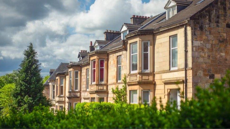 Glasgow terrace homes