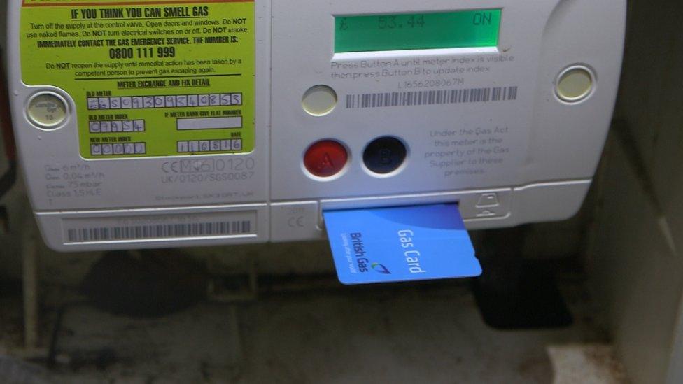 British Gas pre-payment meter