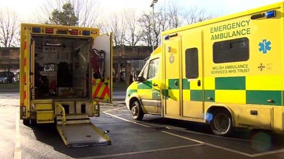 Welsh ambulances