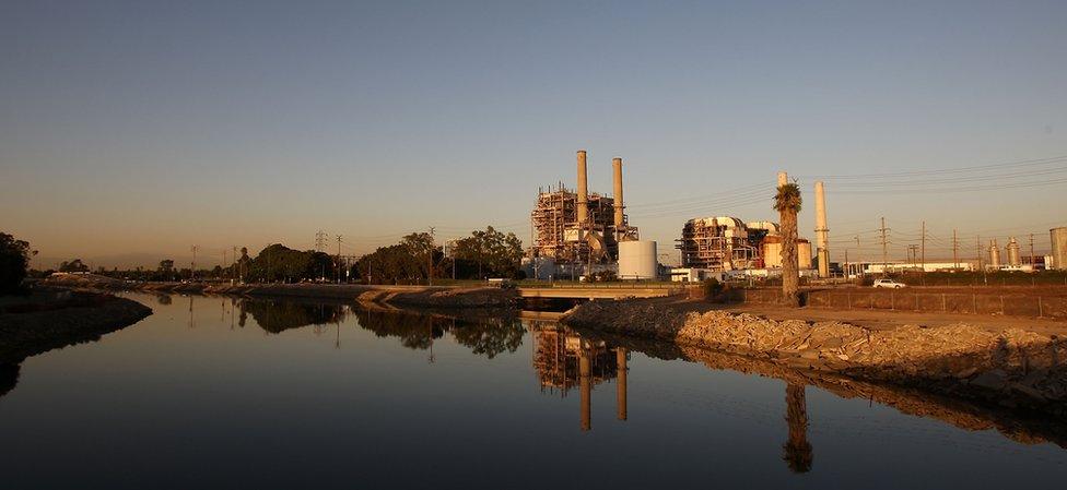 Power station in Long Beach