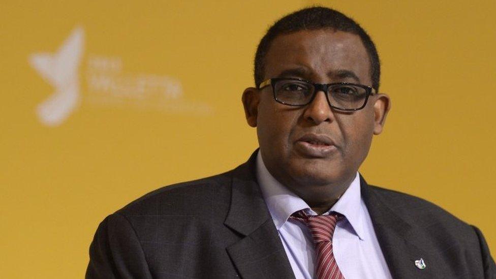 Somali PM Omar Sharmarke in Malta. Photo: 12 November 2015