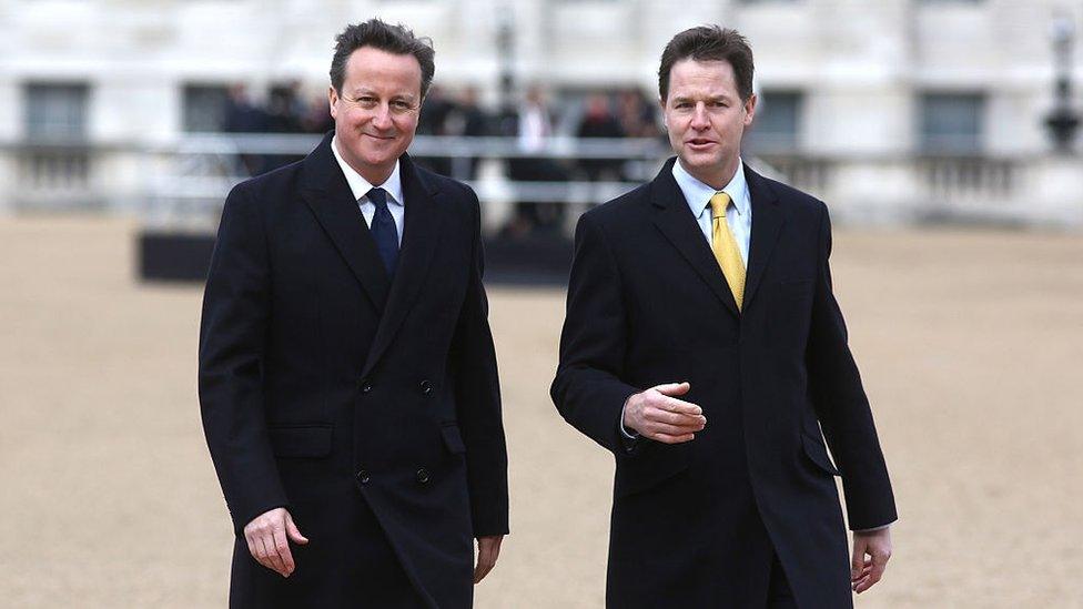 David Cameron and Nick Clegg