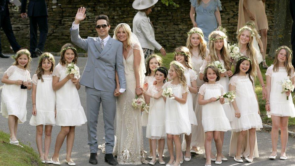 Kate Moss's wedding to Jamie Hince in 2011