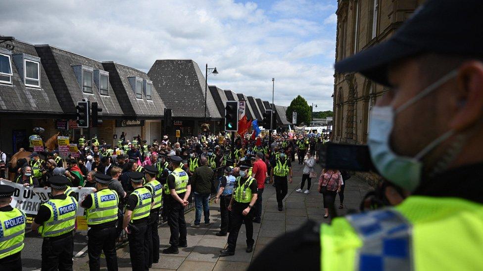 Protests in Batley