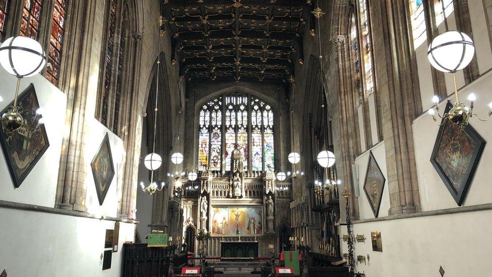 The interior of St Mark's Church