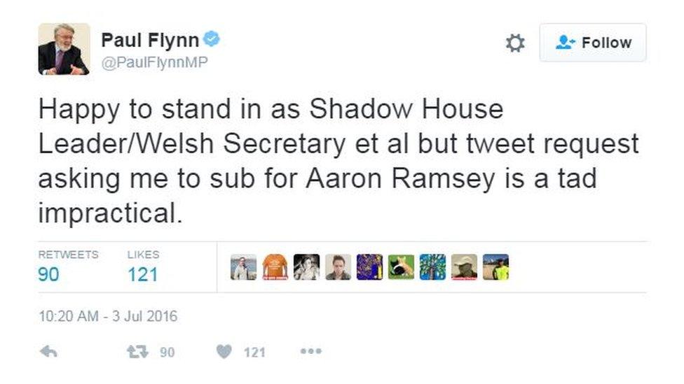 Paul Flynn MP tweet