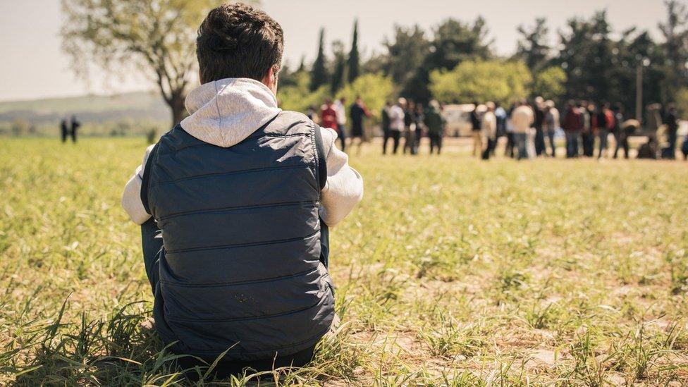 Omar, an unaccompanied child from Syria