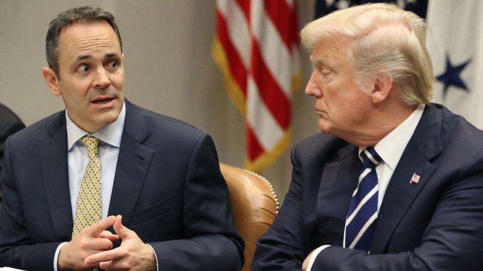 Matt Bevin and Donald Trump