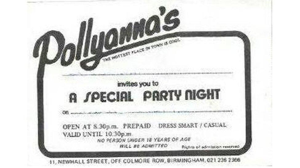 A ticket to Pollyanna's