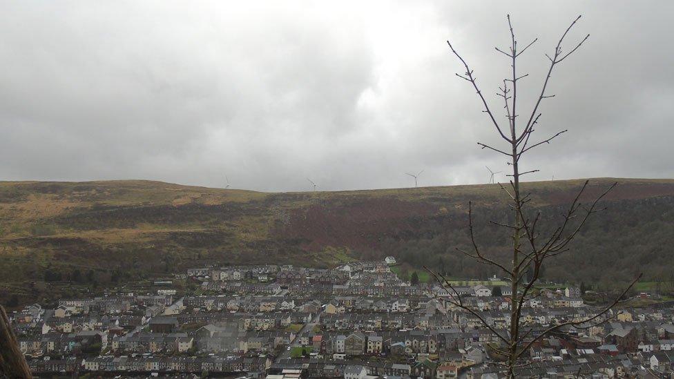 Rhondda valley housing