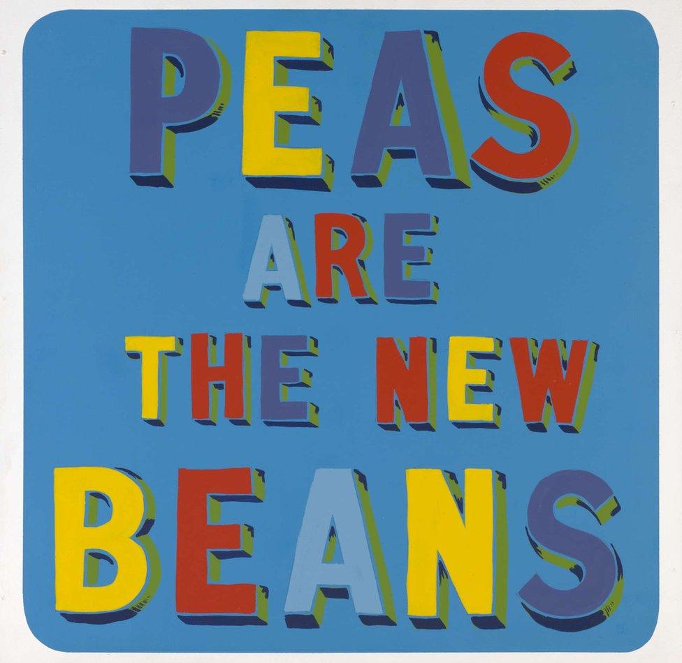 An artwork by Bob and Roberta Smith