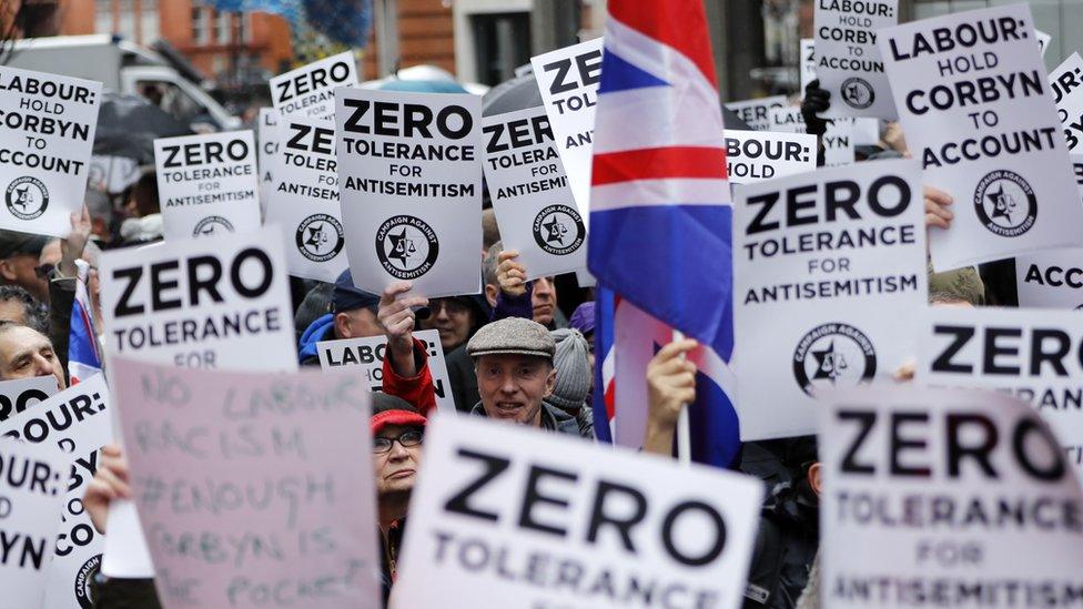 Protesters call for more to be done to tackle anti-Semitism