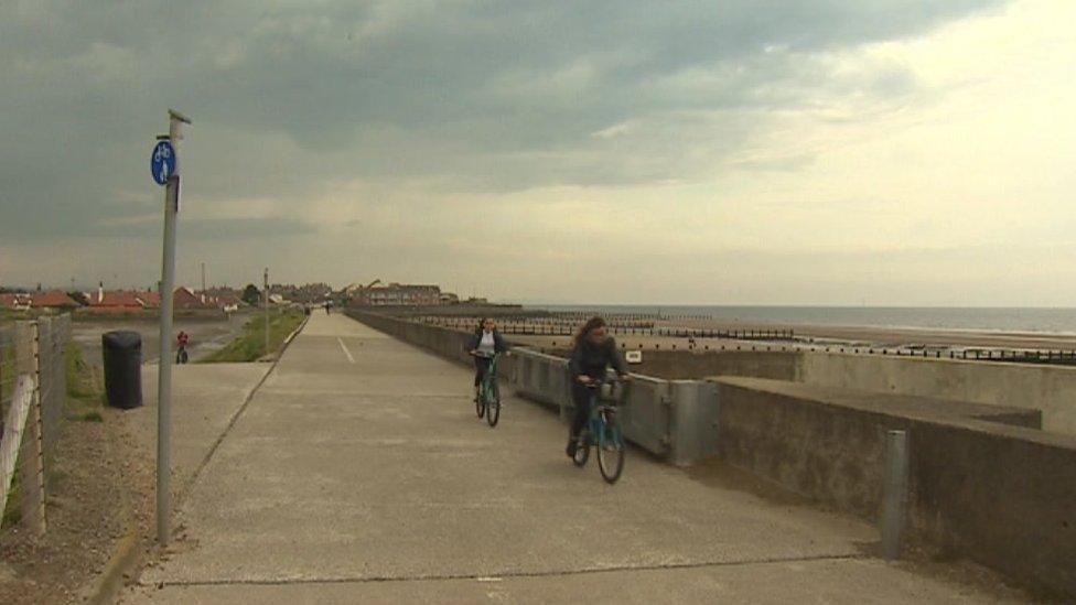 Rhyl seafront