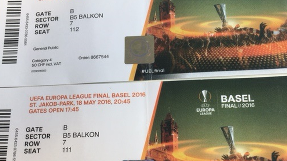 Europa League final tickets