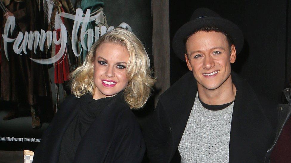 File photo of dancers Joanne and Kevin Clifton