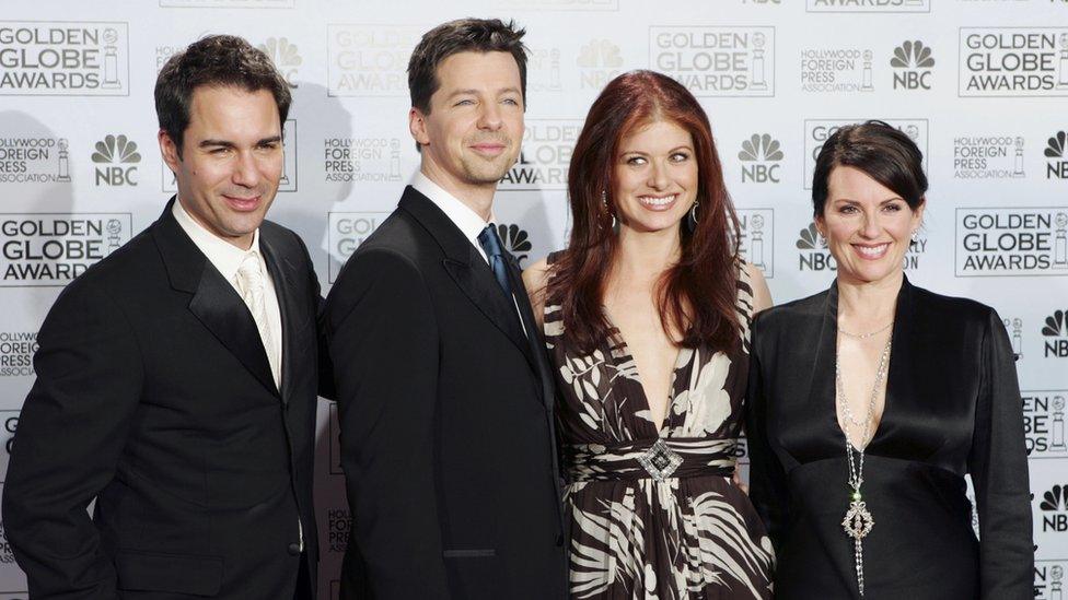 Eric McCormack, Sean Hayes, Debra Messing and Megan Mullally