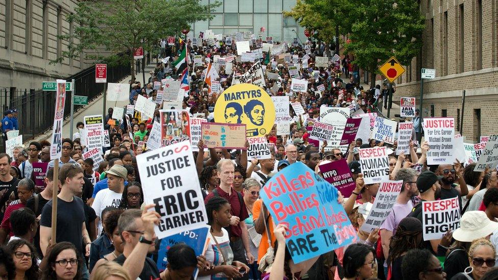 Protest in New York