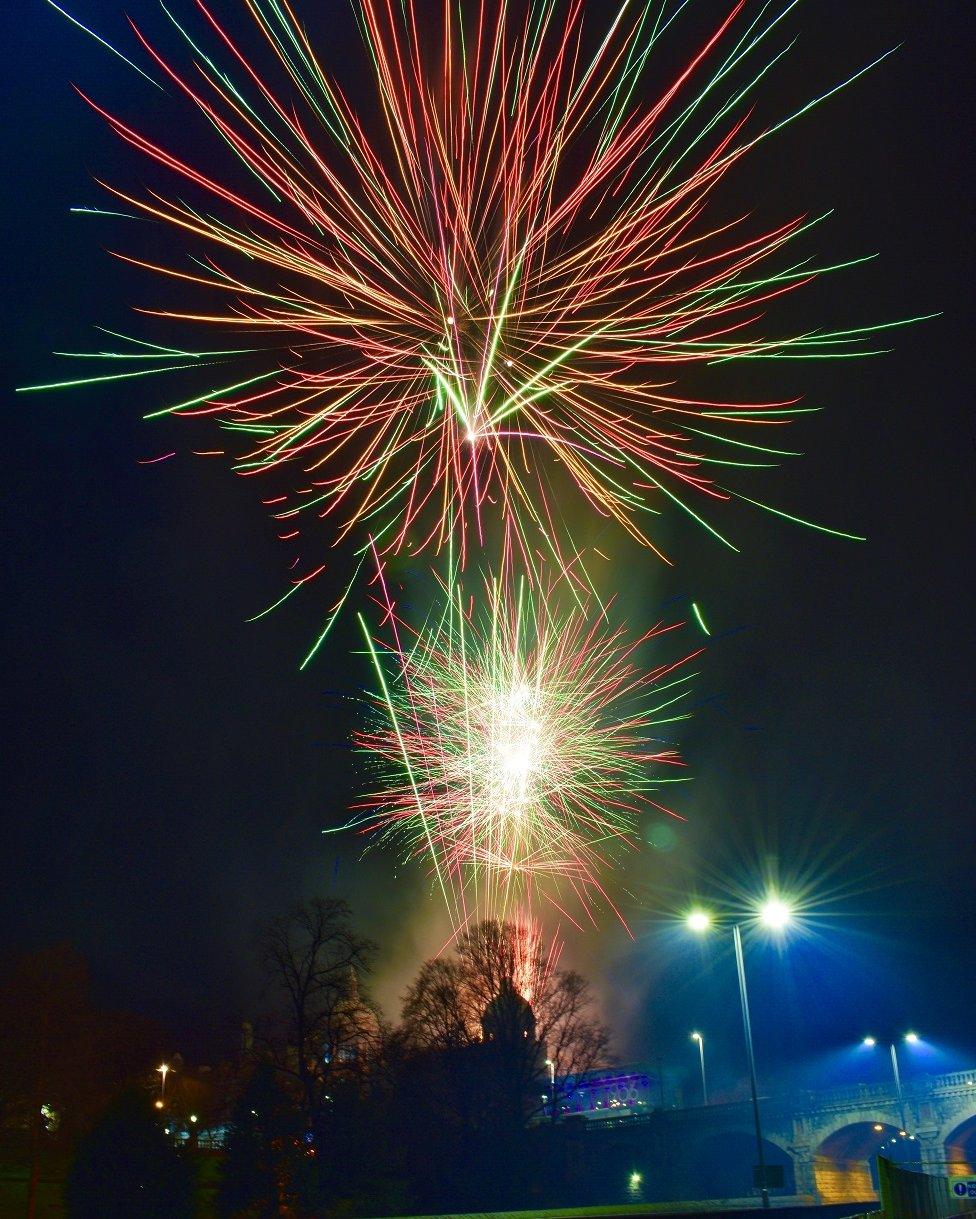 Fireworks in Aberdeen