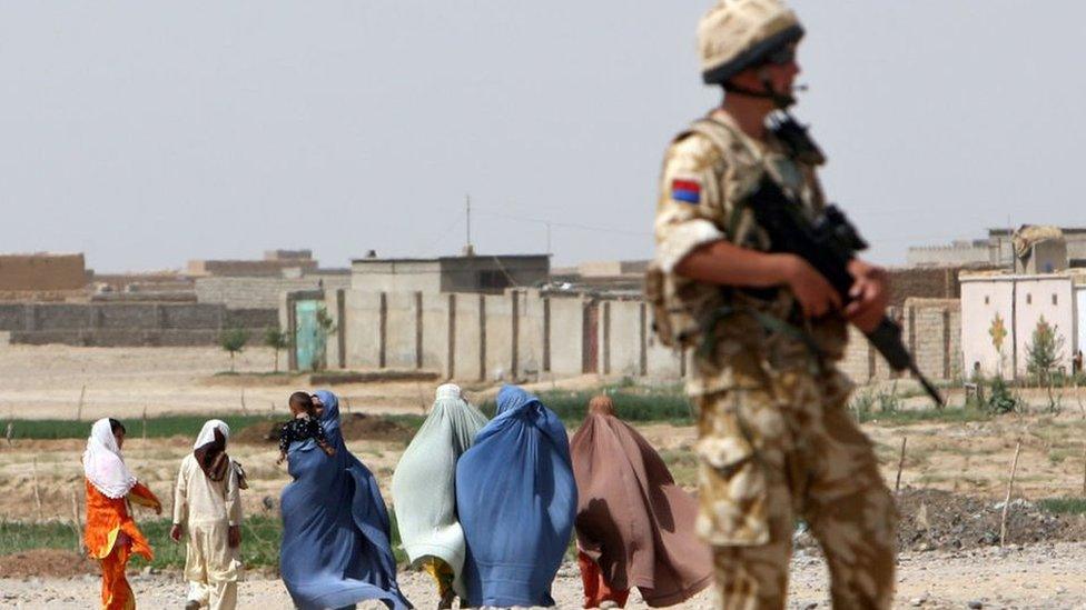 British soldier in Afghanistan