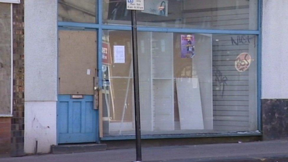 Empty shop in Wolverhampton